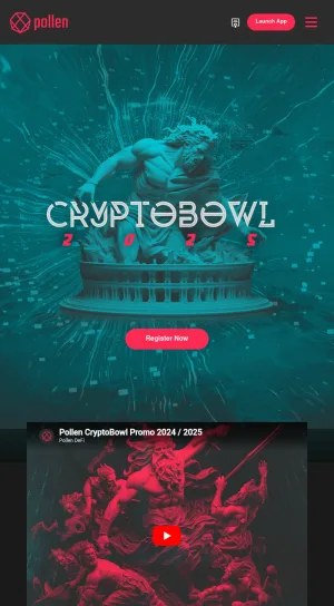 Pollen DeFi Trading and Prediction Platform screenshot