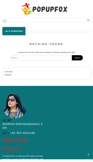 Sehrish Kiran SEO Services for Search Visibility and Rankings screenshot