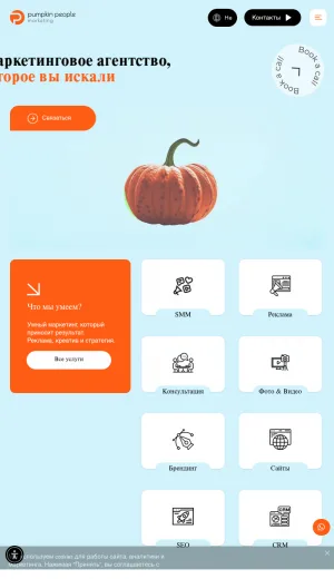Pumpkin People Marketing Agency in Israel screenshot
