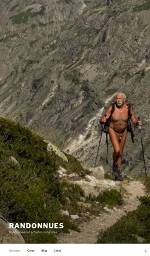Naturist Hiking Photo Journal and Outdoor Nude Landscapes screenshot