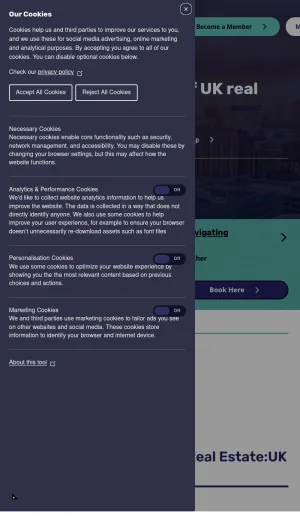 Real Estate UK Trade Association screenshot