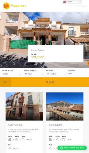 Real Spain Properties Andalusia Homes and Land for Sale screenshot