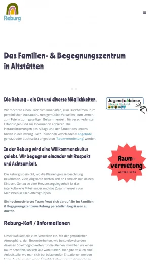 Reburg Altstaetten Family and Community Center screenshot