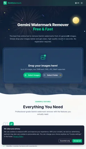 Gemini Watermark Remover for AI Images screenshot