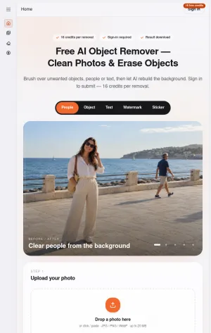 RemoveGenie AI Photo Object Remover screenshot