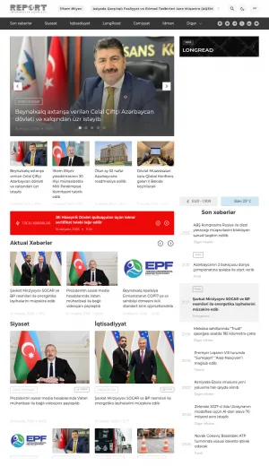 Azerbaijan News Agency screenshot