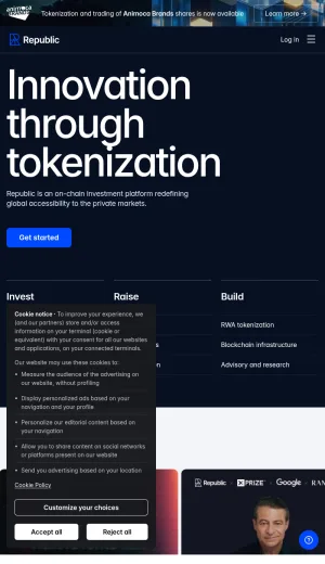 Republic On-Chain Investing Platform for Startups and Private Markets screenshot