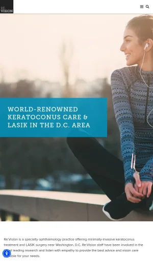 Re:Vision Rubinfeld Keratoconus and LASIK Eye Care screenshot