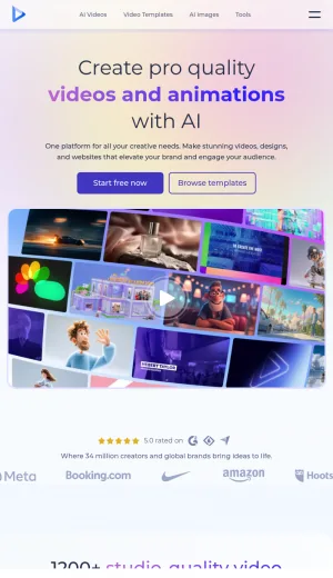 Renderforest AI Video, Design, Logo, and Website Creator screenshot
