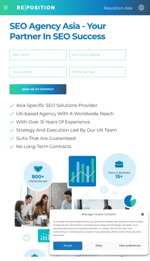 Reposition Asia SEO and Digital Marketing Agency screenshot