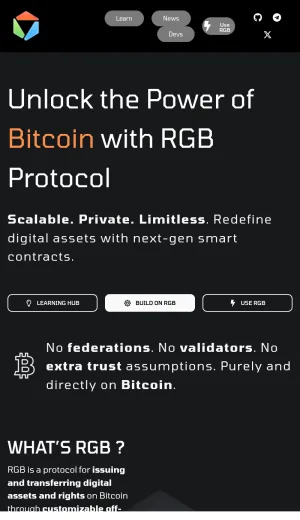 RGB Protocol for Bitcoin Digital Assets and Rights screenshot