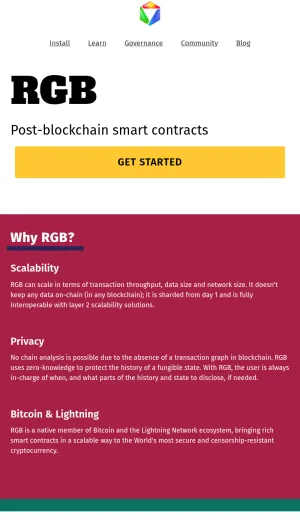 RGB Smart Contracts for Bitcoin and Lightning screenshot