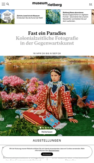 Museum Rietberg Zurich screenshot