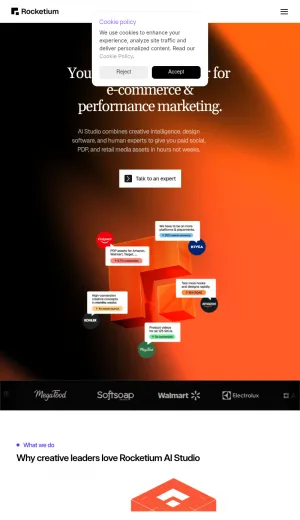 Rocketium AI Studio for Branded Image and Video Production screenshot