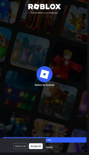 Roblox Online Gaming Platform and Virtual Worlds screenshot