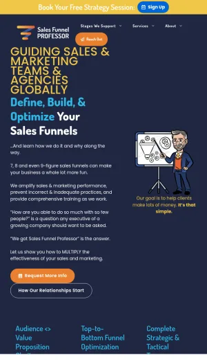 Sales Funnel Optimization and Go-to-Market Consulting screenshot