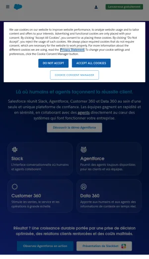 Salesforce AI-Powered CRM and Business Software Platform screenshot