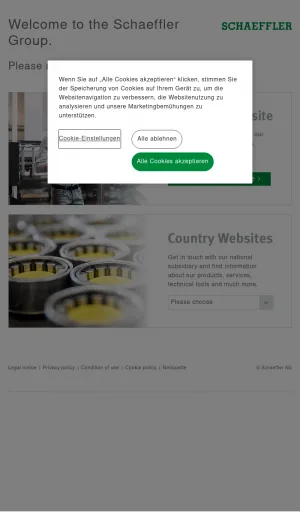 Schaeffler Group Industrial and Automotive Technology Company screenshot