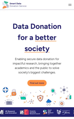 Smart Data Donation for Research screenshot