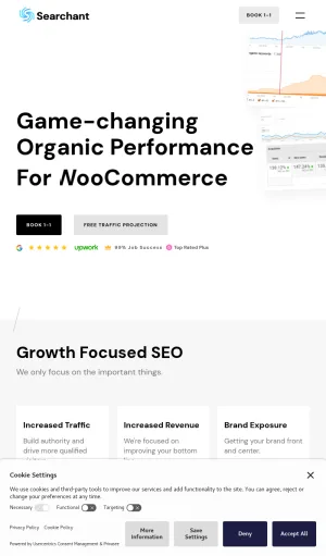 Searchant Ecommerce SEO Agency screenshot