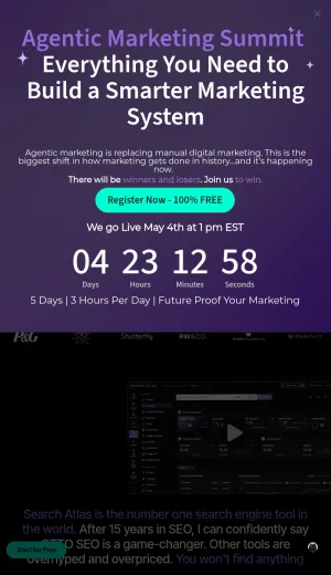 Search Atlas AI SEO and Marketing Platform screenshot