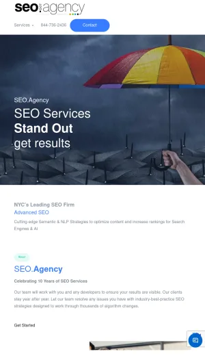 New York City SEO and Reputation Management Agency screenshot