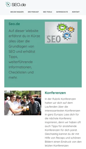 SEO Magazine on Search Optimization, Tools, and Conferences screenshot