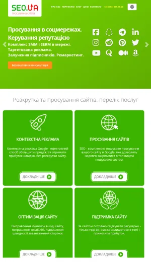 SEO Services and Website Promotion in Google (Kyiv) screenshot