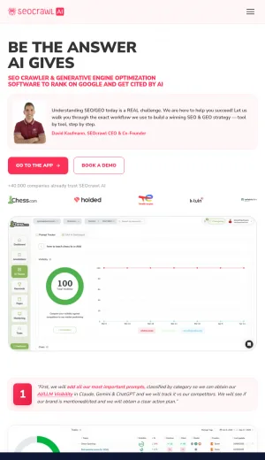 SEOcrawl AI: SEO Crawling and AI Visibility Tracking Platform screenshot