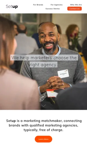 Setup Marketing Agency Matchmaking and Consulting screenshot