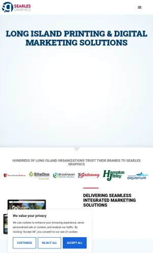 Searles Graphics Printing and Digital Marketing Services screenshot