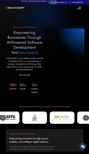 Secuodsoft - AI Software Development and IT Services screenshot