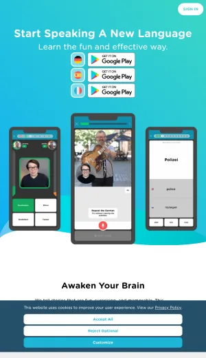 Seedlang Language Learning with Video Flashcards screenshot