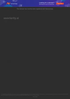 SEO Clarity Domain Parking and Search Marketing Links screenshot