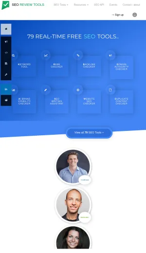 SEO Review Tools for Free SEO and AI Analysis screenshot