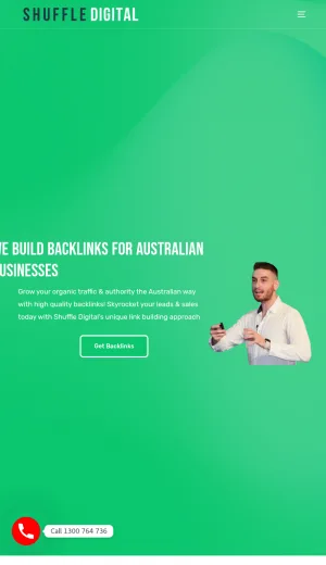 Shuffle Digital SEO and Link Building Agency screenshot