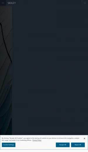 Sidley Austin LLP screenshot