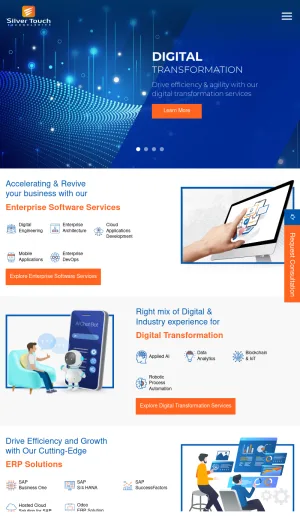 Silver Touch Technologies: IT Services and Digital Transformation screenshot