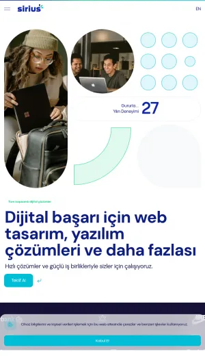 Sirius Interactive Digital Agency for Web and Software Development screenshot