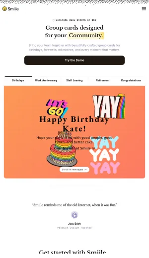 Collaborative Workplace Greeting Cards by Smiile screenshot