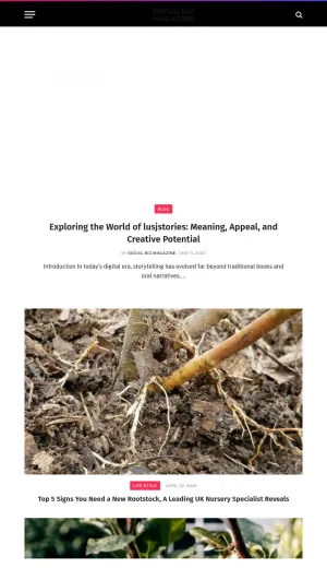 Social Biz Magazine: Business, Lifestyle, and Trend Articles screenshot