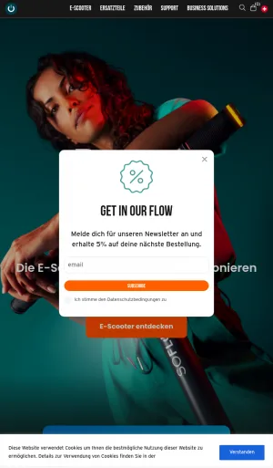SoFlow Electric Scooters and Micromobility screenshot