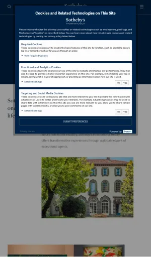 Sothebys Realty Property Listings and Brokerage Services screenshot