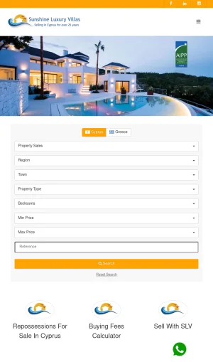 Cyprus Property Sales by SLV Estates screenshot
