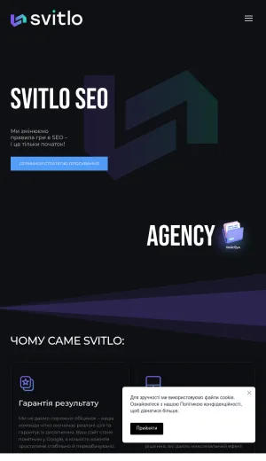 Svitlo Agency SEO and Website Promotion in Kyiv screenshot