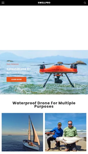 SwellPro Waterproof Drones and SplashDrone Series screenshot