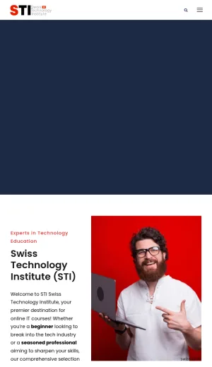 Swiss Technology Institute Online IT Training and Certifications screenshot