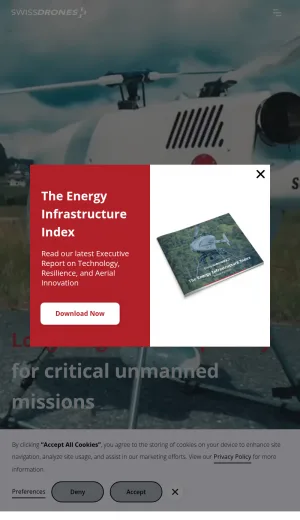 SwissDrones Long-Range Unmanned Helicopter Systems screenshot