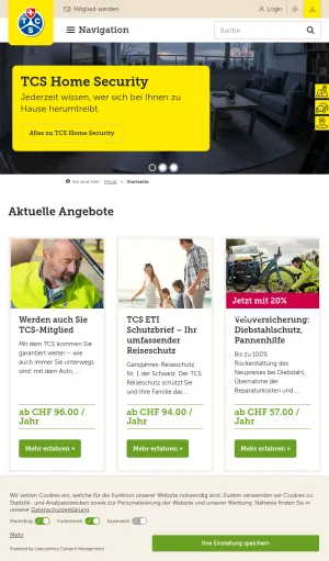Swiss Mobility Club for Roadside Assistance and Member Benefits screenshot
