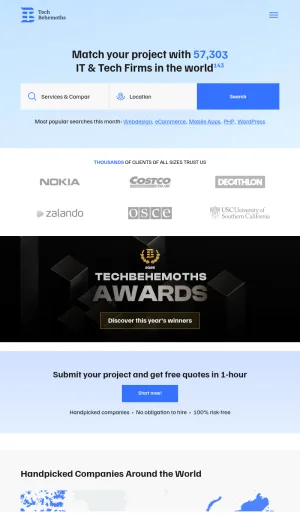 Global IT and Tech Company Directory screenshot